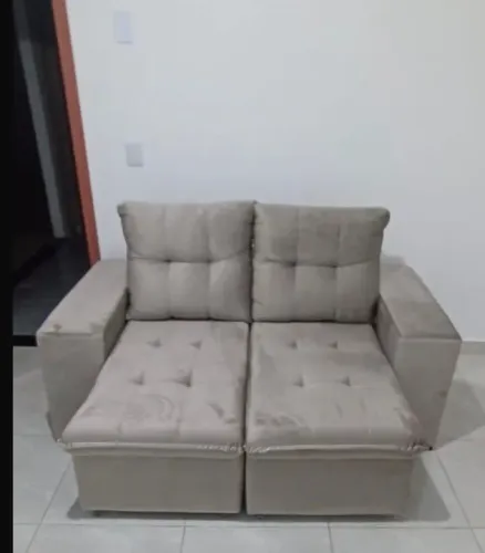 Sofá retrátil reclinável novo pronto entrega