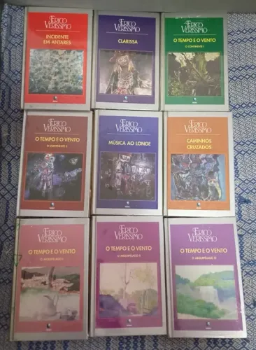 9 Livros Antigos Érico Veríssimo ( Lacrados )