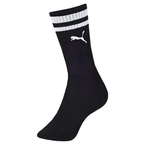Meia Puma Original - Preta com Listras Brancas