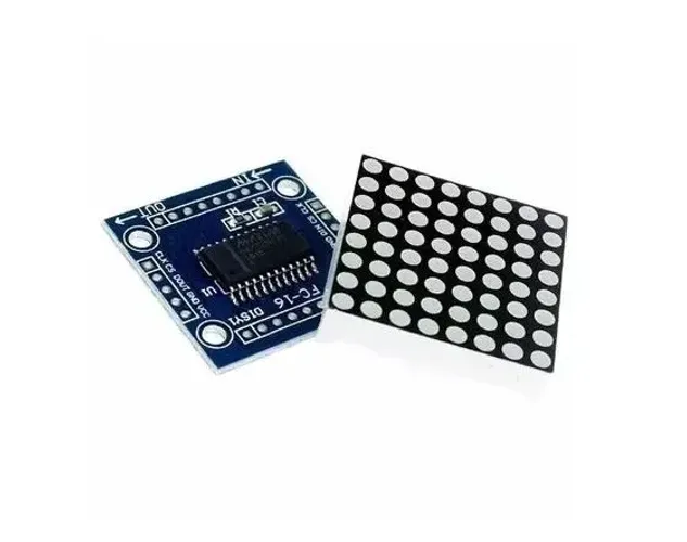 Matriz De Leds 8x8 Com Max7219   Arduino Automação Robotica COD-AM135  