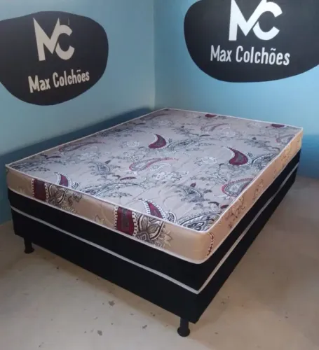 Cama Box Conjugada Casal com Molas Ensacadas