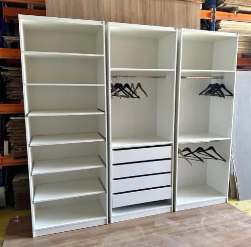 Closet , Móveis modulados, guarda roupa , organizador , mdf