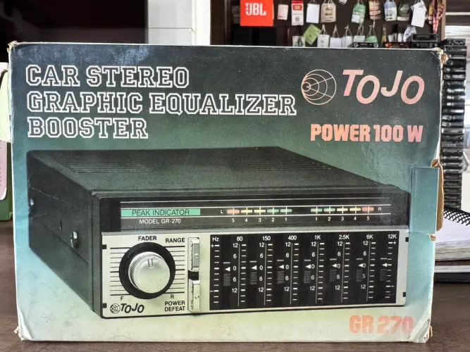 Equalizador e amplificador tojo gr 270 novo zero na embalagem
