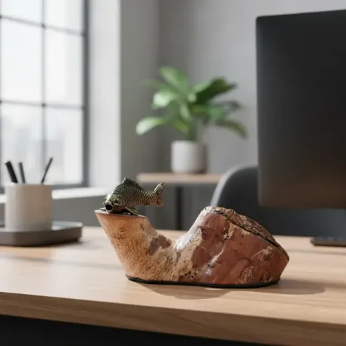 Peixe Carpa Enfeite De Mesa, Escultura Para Decoração