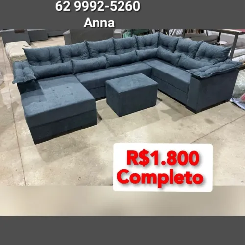 Sofá de canto com chaise - ///