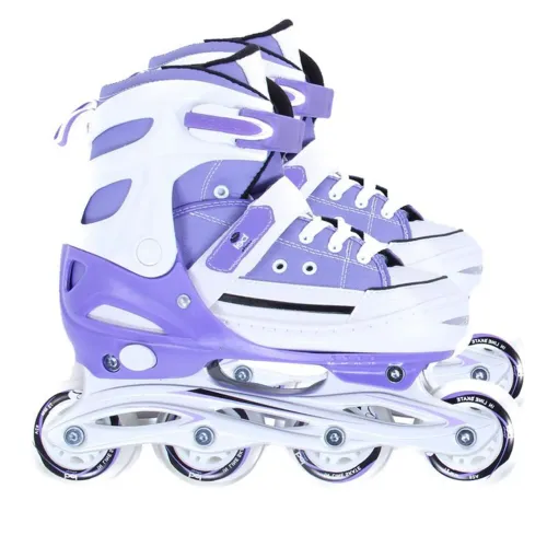 Roller Inline All Style Street Ajustável Roxo/Rosa Bel (PRONTA ENTREGA)