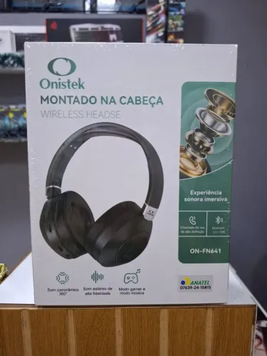 HEADSET ONISTEK FN641 - SOM PANORÂMICO 360°!