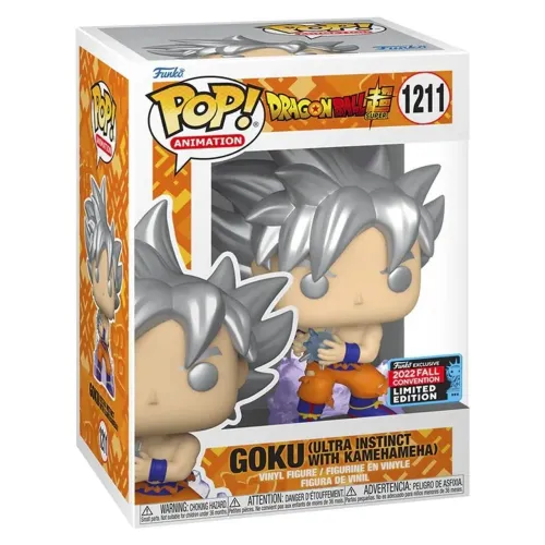 Funko Pop! Animation Dragon Ball Super Goku Ultra Instinct Kamehameha + Protetor