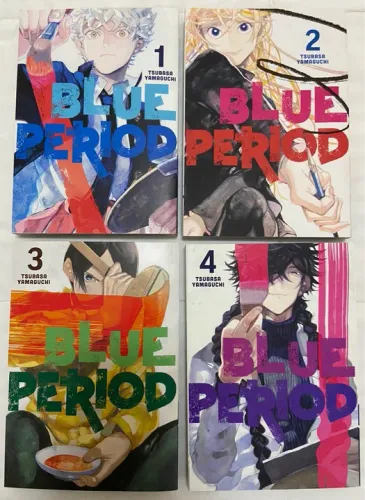 Set Blue Period em inglês - Volumes 1 até 4 - Kodansha Comics
