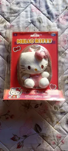 Chaveiro de pelúcia Hello Kitty NOVO