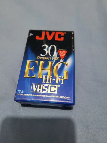 Fita VHS C JVC lacrada EHG 90 minutos