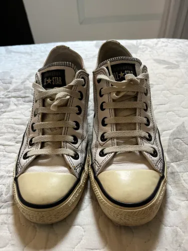 Tênis All Star converse de couro tam 37
