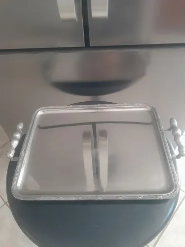 Bandeja wolff banhada a prata 