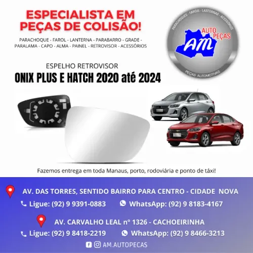 espelho retrovisor onix plus ORIGINAL