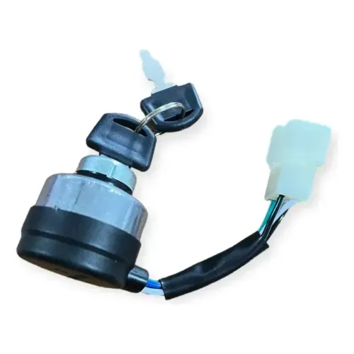 Chave Ignição Gerador Branco Chave partida Gerador Branco B4t-8000 6 Pinos