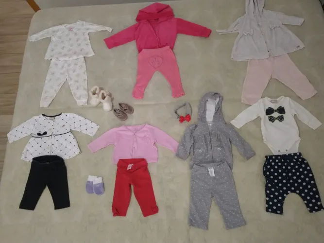 Conjuntos menina 1 a 6 meses
