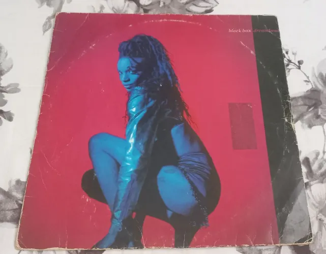 LP disco vinil black box Dreamland toca disco radiola vitrola som antigo tape deck 3x1 som