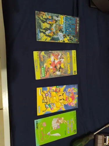 Lote de manuais super famicom originais