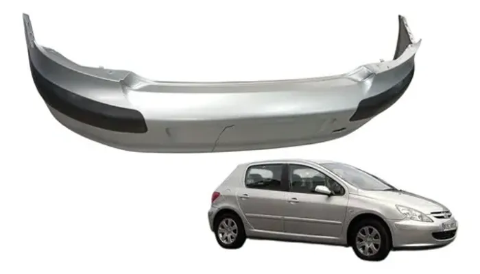 Parachoque Traseiro Peugeot 307 Presence 1.6 2005 2006 2007