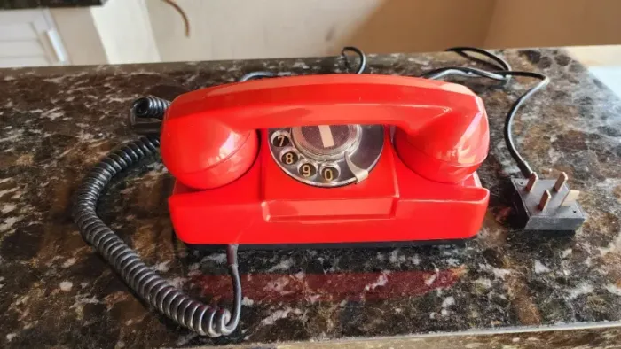 Telefone Tijolinho Vermelho STARLITE GTE SPLICE BT-278 (retro / antigo / vintage) N13770