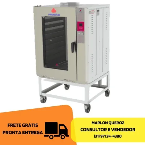 Forno Turbo Elétrico 10 Esteiras Progas 220v