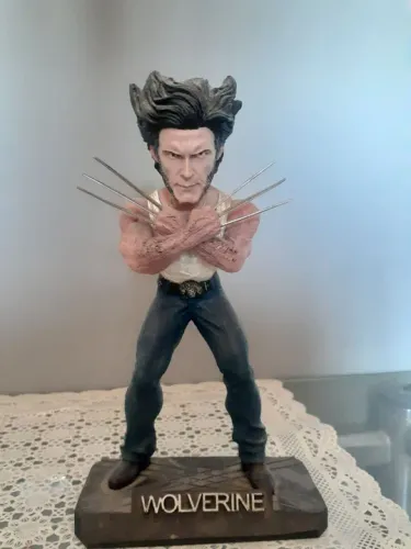 Wolverine Estatueta - Colecionável resina 19cm