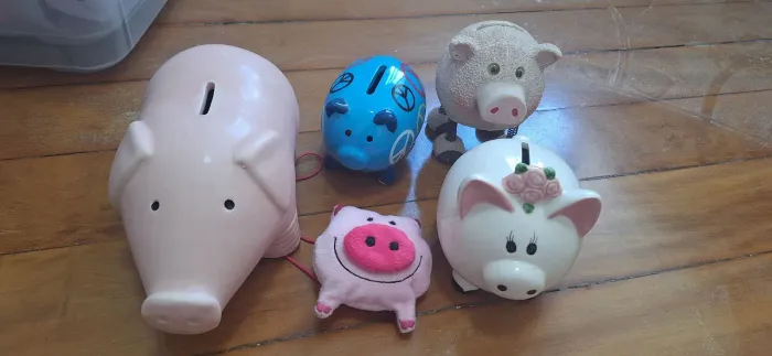 Porquinhos porco cofrinho