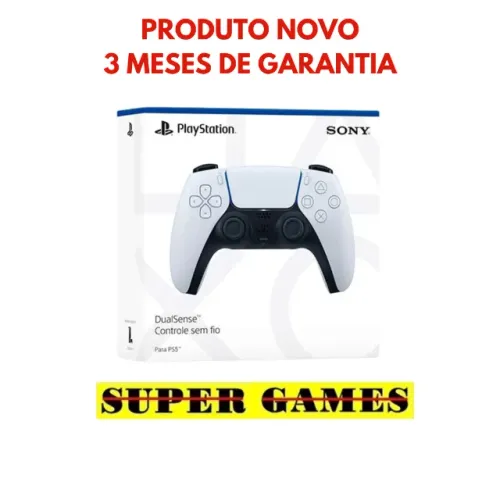 Controle original Sony PS5, Loja física desde 2004, próximo ao metrô.