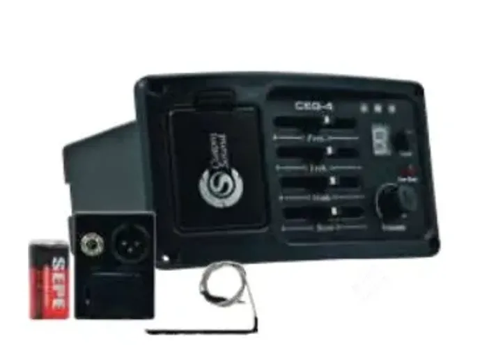 PRE EQUALIZADOR / AFINADOR CUSTOM SOUND CEQ 4 - BK