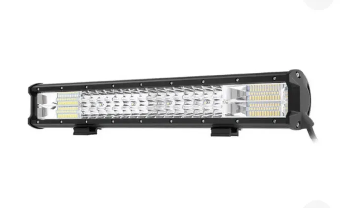 Barra Led Cree Farol 7d 288w 12-24v Carro Caminhão Universal