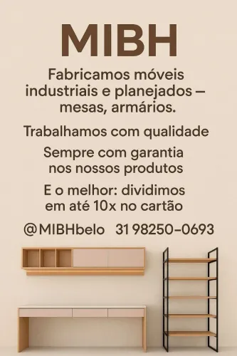 Móveis estilo industriais e planejados