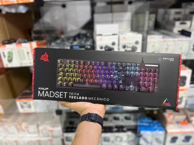 Teclado Mecânico Gamer Knup  RGB - Entrega em slz e região 