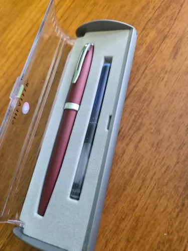 Caneta Sheaffer Javelin White Dot Cranberry