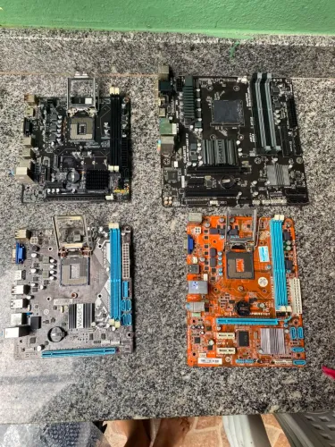 Lote placas mãe funcionando