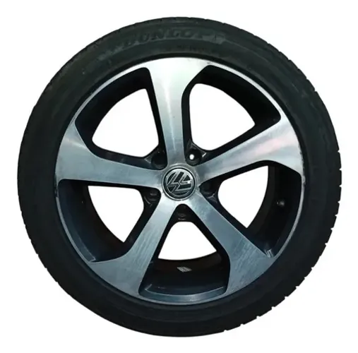 Roda Pneu Bom Brooklyn 225 45 17 Vw Golf Gti 2.0 T 2015 Cinza