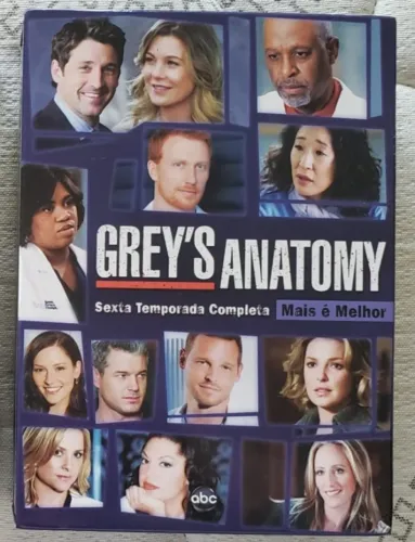 DVD Grey's Anatomy - Sexta Temporada Completa