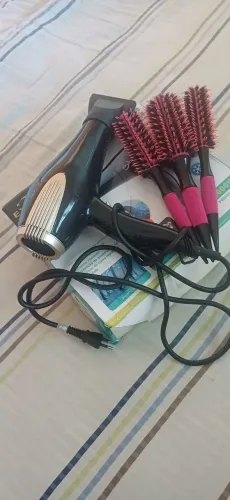 Secador cabelo kit de escova