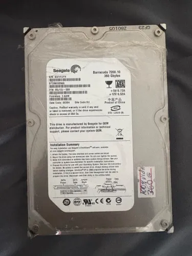 HD 360 GB seagate