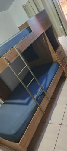 BELICHE COMPLETA COM GAVETAS E 2 COLCHÕES