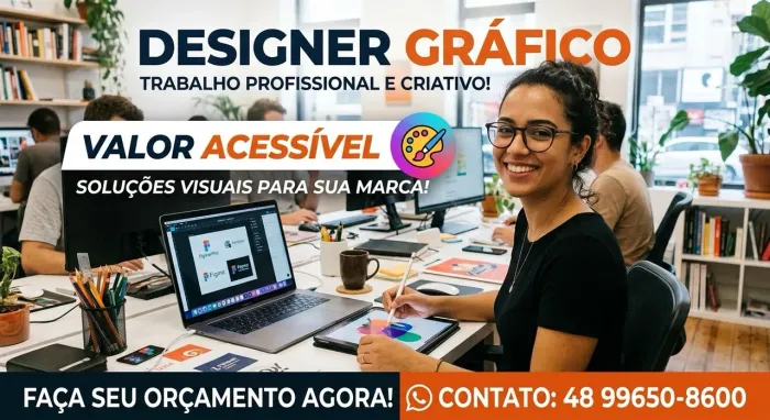 Designer Gráfico | Serviços com valores acessíveis