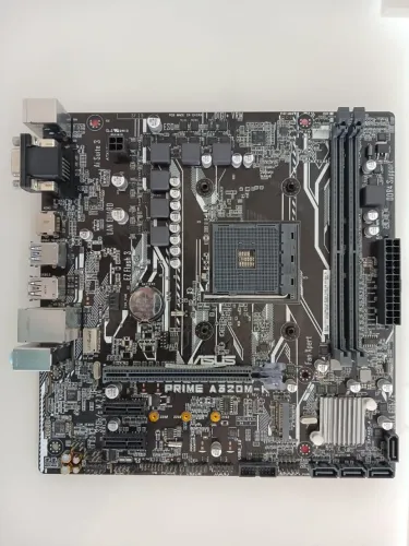 Placa-Mãe ASUS Prime A320M-K AM4 - C/ Espelho e Cabos SATA