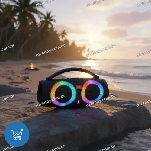 Caixa de som JBL - com led RGB vibrantes - últimas unidades 