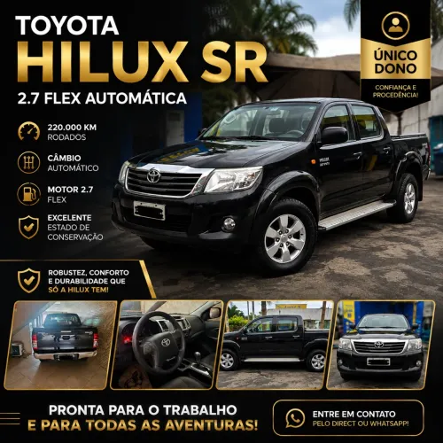 Toyota Hilux CD SR 4X2 2.7 16v/2.7 Flex Aut. 2013
