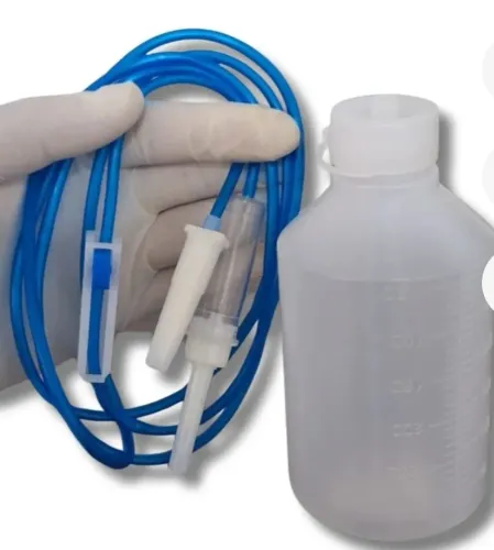 Equipo e suporte para alimentação enteral