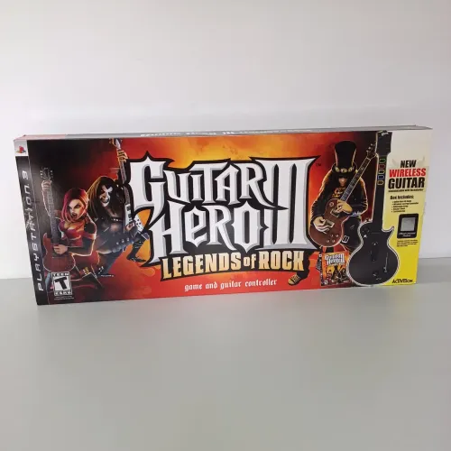 Vendo Guitarra Guitar Hero 3 - Nova lacrada