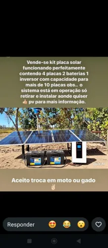 Kit placar solar completo 