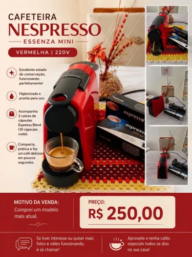 Cafeteira nespresso