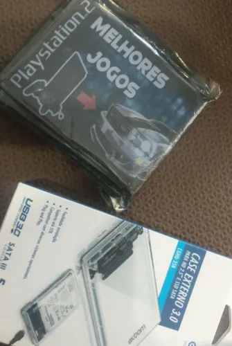 HD com 120 jogos mais case