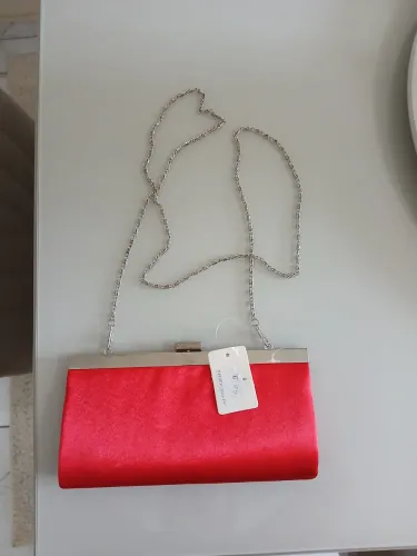 Bolsa (Clutch) vermelha de festa