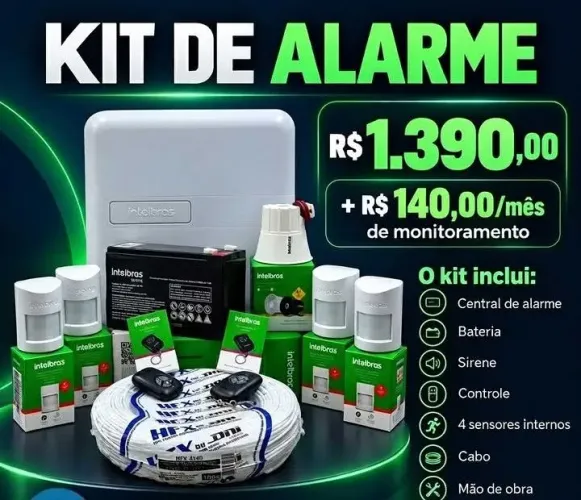 KIT CENTRAL DE ALARME/ INTELBRAS